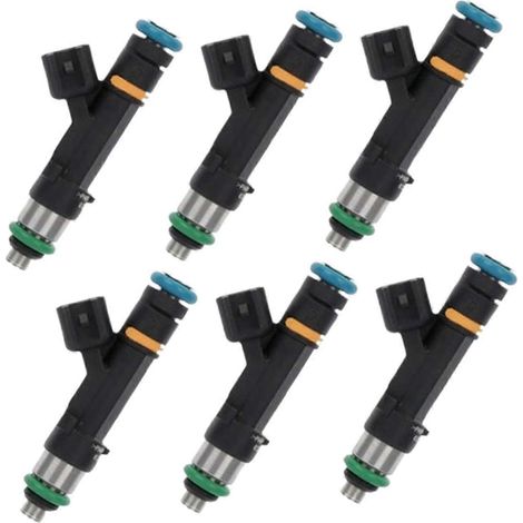 6 injecteurs de carburant Premium FJ942 (réf. 280158119) pour Jeep Wrangler 07-10 (1/5)