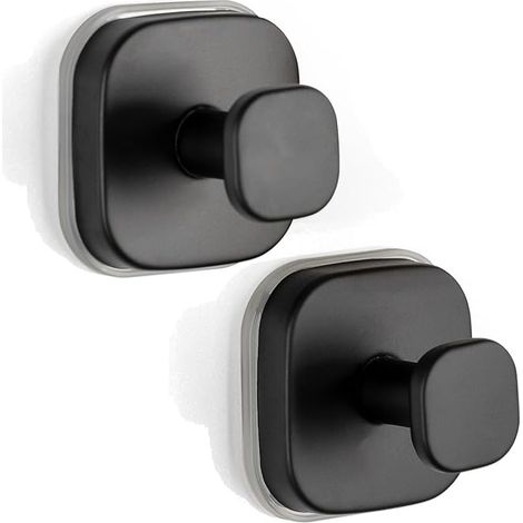 Suction Cup Shower Hooks Stainless Steel Wall Hooks Reusable Wall Hooks for Mirrors Tile Kitchen Storage Gold Silver Black