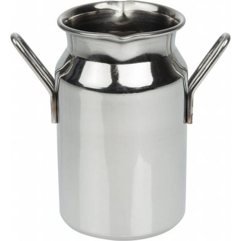 Mini bidon à lait inox taille moyenne - Ref CL209 - Olympia (1/5)