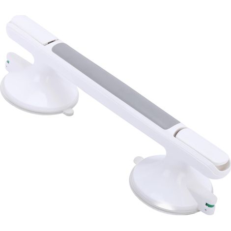 Haltegriff mit Saugnapf fürs Badezimmer – 33 cm langer Haltegriff ohne Bohren – Saugnapfgriff für Dusche, Badewanne und Toilette – Sicherheit für Senioren (1/5)