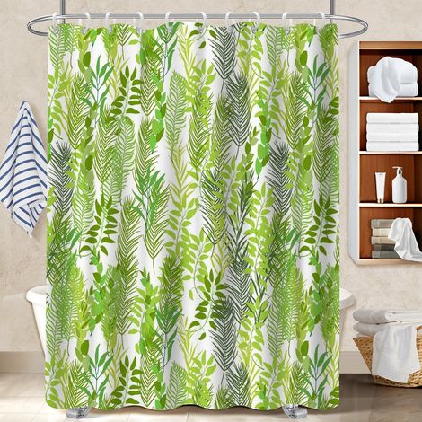 Kit rideau de douche en polyester 180x180 moderne voile de douche pour loft industriel (1/5)