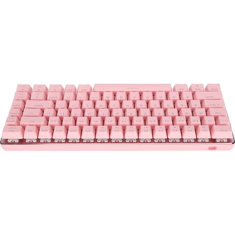 Clavier mécanique à 82 touches avec anti-ghosting N-Key Rollover, interrupteurs rouges sensibles, câblage indépendant, pour PC gaming.