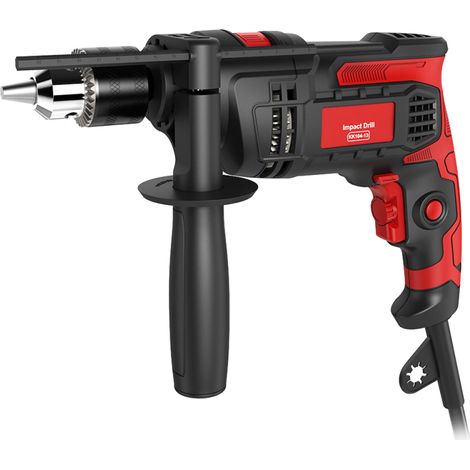 Beyamis Perceuse percussion 850W 3000tr/min – poignée 360°, acier/maçonnerie/béton/bois (1/5)