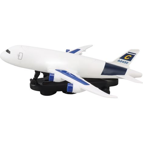 Avion miniature réaliste avec lumières colorées et son réel, décoration de bureau, ornement d'avion lumineux (1/5)