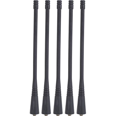 Antenne UHF 3.0 dBi haut gain pour Motorola GP300 GP340 GP360 GP380 CP200 HT1250 EP450 - Lot de 5 émetteurs-récepteurs (1/5)