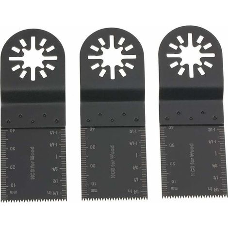 SHINING HOUSE Lot De 20 Lames De Scie Multifonction 34 Mm Pour Outil Oscillant