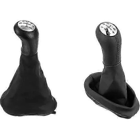 Pommeau de levier de vitesses manuel 5 rapports avec soufflet, compatible avec Renault Clio 2 3 II, Megane 2 II, Scenic 2 II et Kangoo-JXLGV (1/5)