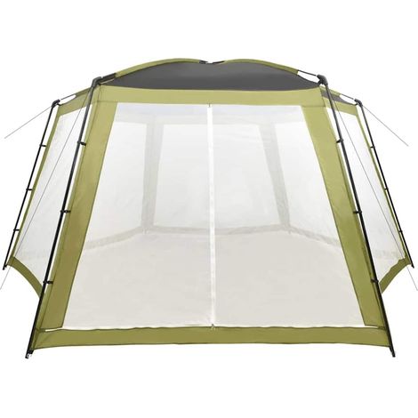 Tente de piscine Tonnelle Barnum de Jardin, Tente de jardin, Tissu 660x580x250 cm Vert OIB9228E (1/5)