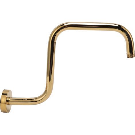 Ausziehbarer Duscharm aus Edelstahl, erhöhter Duscharm mit Flansch, Wandmontage, goldener Duschschlauch (1/5)