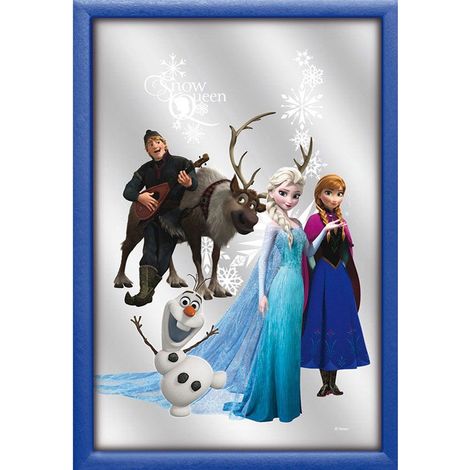 Miroir rectangulaire sérigraphié reine des neiges