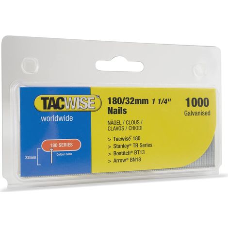180 18 Gauge 32Mm Nails Pack 1000