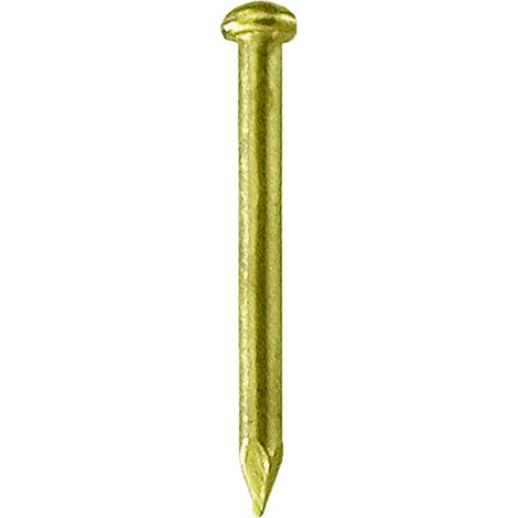MASIDEF-CONNEX- BLISTER 40gr DI CHIODI VETRAI OTTONATI 1,0X11mm