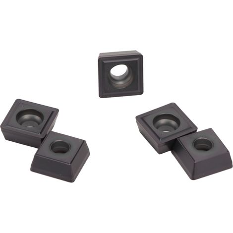 Plaquettes de tournage indexables en carbure revêtu, 10 pièces, pour le fraisage du bois sur tours CNC, SPMG110408-DG