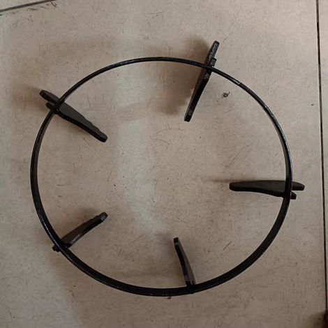Thick black 22.5cm gas stove support, stove support, pan support, accessories, round pan support.