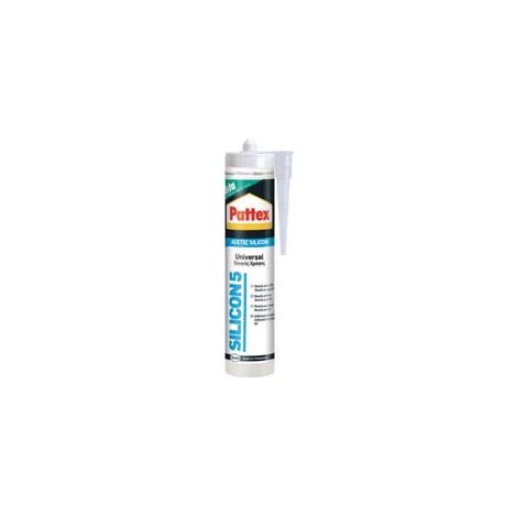 PATTEX SILICONE SISTA SILICON 5 ACETICO- - ml.280 bianco - 25 pezzi HENKEL