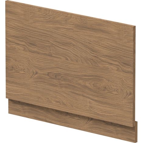 Hudson Reed Bath End Panel 560mm H x 800mm W - Antique Oak (1/2)