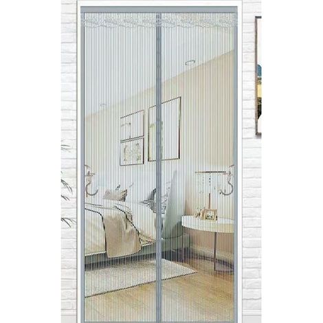 Magnetischer Fliegengittervorhang 160 x 220 cm, Automatisch Schließender Moskitonetz-Türvorhang für Balkon, Wohnzimmer, Terrasse (1/3)