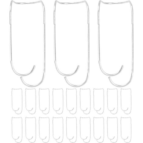 Clips de fixation pour plantes en fer forgé, adaptés aux plantes de jardin, clips de pergola de 8 mm, 30 pièces par paquet. (1/5)