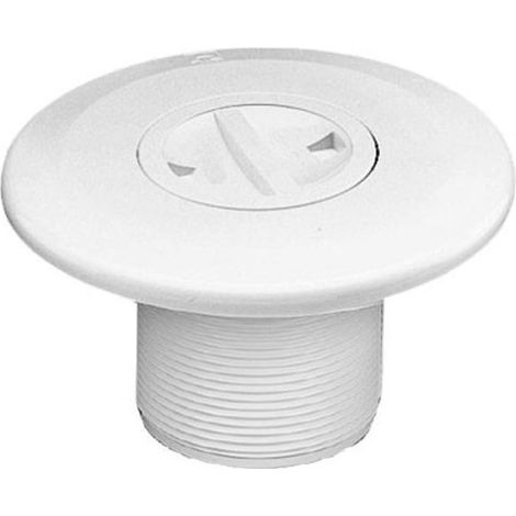 Bocchetta di aspirazione con filettatura esterna da 2'' e Ø interno da 50 mm per piscine in cemento.
