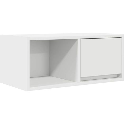 vidaXL Mobile Porta TV Bianco 60x31x25,5 cm in Legno Multistrato (1/5)