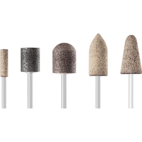 PFERD TOOLS INOX Schleifstift-Set 5-tlg. Schaft-Ø 6 mm A30/46/60 für Edelstahl (1/2)