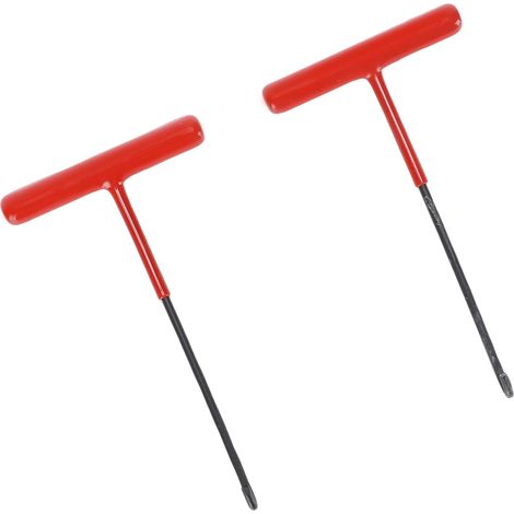 Parts Exhaust Spring Hook with T-Handle, Spring Extractor Removal Tool for Motorcycles, Off-Road Bikes, Trampolines (Valve Stem Hook, Repair Tool) (1/5)