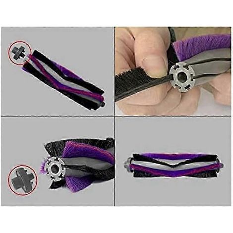 Brosse principale, brosse latérale et filtre pour aspirateur robot Samsung Powerbot-E VR05R5050WK - Pièces détachées() (1/4)