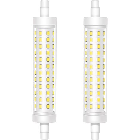 R7s 118mm LED Bulb, Cool White 6000K 12W R7s LED Double End Linear Lamp Replaces 120W J118 Halogen Lamp, 1500LM, AC 220V-240V, Non-Dimmable (1/4)