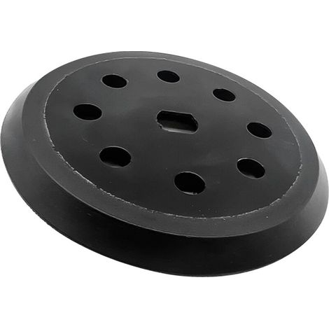 Plateau De Ponçage - 125 Mm - 8 Trous - Pour Ponceuse À Disque - Lot De 1 (1/4)