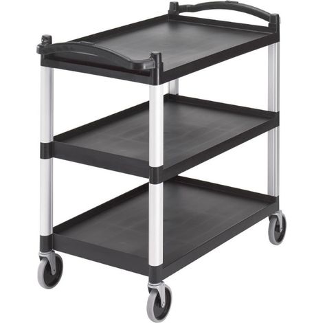 Chariot utilitaire 3 niveaux noir BC340KD110 - 1015 x 540 x 950 mm - CAMBRO (1/3)