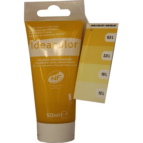 Colorant Jaune Brillant 2002 50ml - Ideacolor
