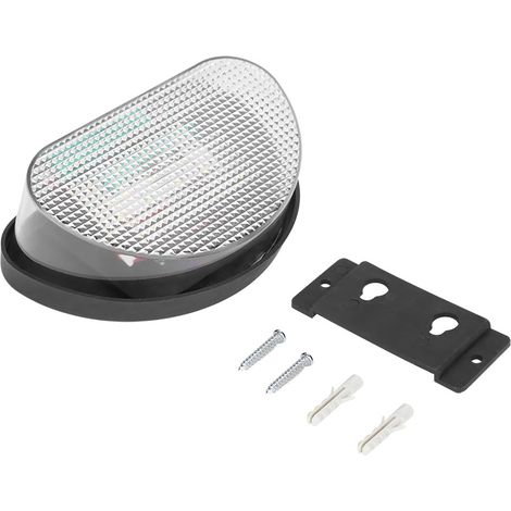 Applique murale solaire à 8 LED pour extérieur, clôture, terrasse ou jardin. (1/5)