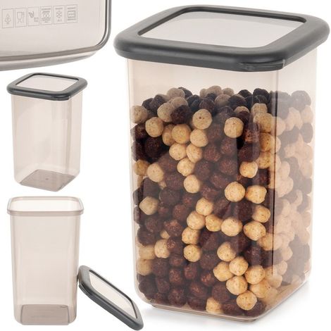 Küchenbehälter für lose Lebensmittel, Kaffee, Zucker, Salz, Nudeln, 1,2 l (1/5)
