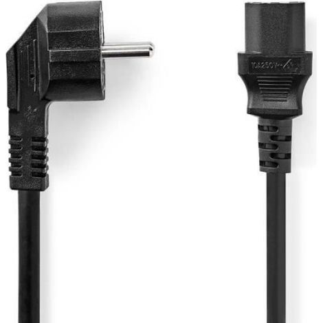 Câble D'alimentation - 5 M - Prise Terre Mâle Iec-320-C13 - Pour Ordinateur Portable - Noir (1/2)