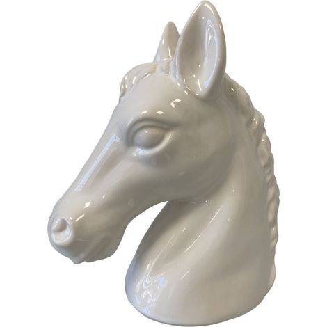 Tirelire en céramique cheval blanc (1/2)