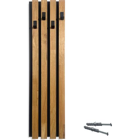 Appendiabiti in legno Slats 98cm modulo 24cm (1/5)