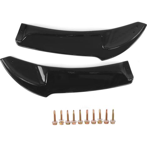 Kit de protection Maxton pour hayon arrière et coins de coffre (2 pièces) noir brillant pour Volkswagen Golf 6 R (2009-2013). (1/5)