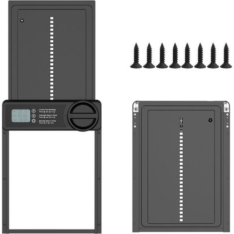 Porte automatique de poulailler – Minuterie programmable via application – Alliage d'aluminium – Écran LCD étanche – Installation rapide en 10 min (1/5)