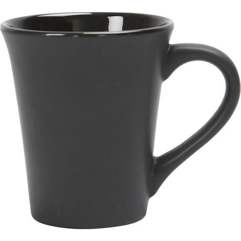 Tasses - Porcelaine - Noir - Finition mate - 1 pièce (1/2)