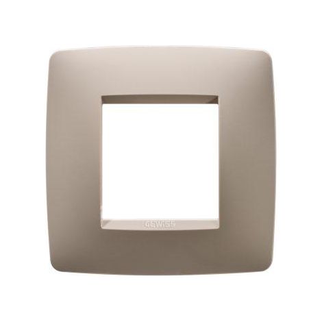PLAQUE ONE INT. 2P CHANVRE GEWISS GW16122TC