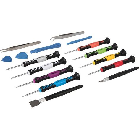 Silverline Kit per riparazione di tablet e telefoni 16pezzi (1/3)