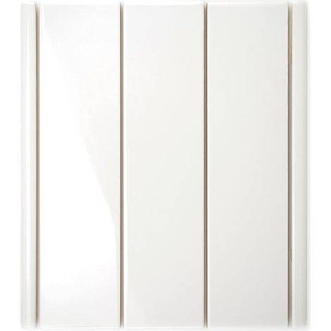Carrelage Mur Ceramic Connection White Brillante 1x30 cm