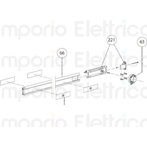fadini pièce détachée borne "spander" complète pour barri 88 888221 (1/3)