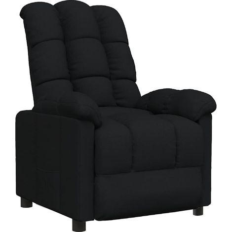 Maison Exclusive - Relaxsessel Schwarz Stoff