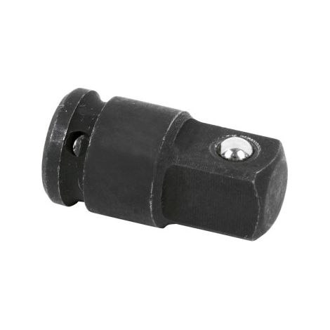 Adaptador de impacto negro, macho hembra 1/4 Hembra - 3/8 Macho