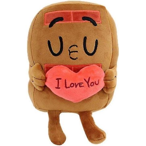 Peluche Choco et Pancake, Peluches Choco et Pancake, Peluche Pancake et Choco, Peluche Pain au Chocolat, Peluche Douce Oreiller (1/5)