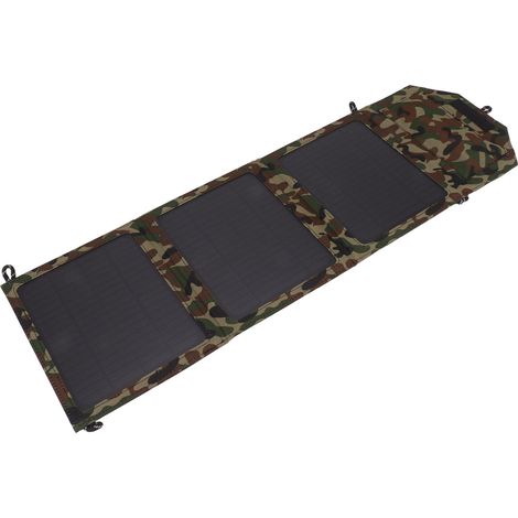 Faltbares Solarpanel mit zwei USB-Anschlüssen, leicht, 30 W, tragbares Solar-Ladepanel für 12-V-Autos (1/5)