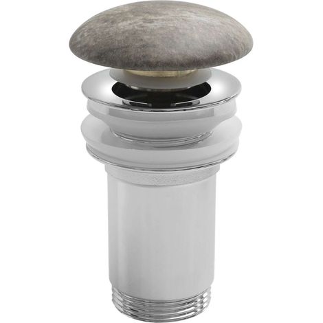 Sapho - Desagüe de lavabo, ClickClack, mármol Breccia AR900BM (1/3)