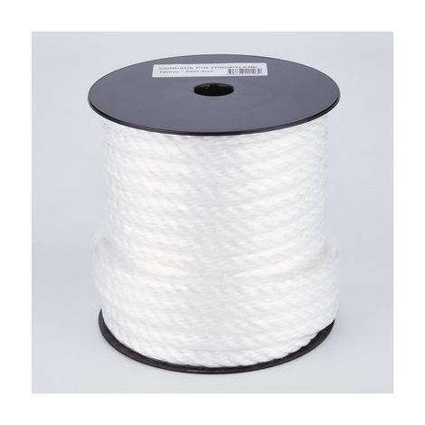 cordage polypropylène blanc 12mm L.25m