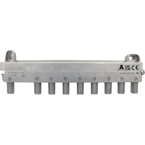 unex Abzweiger 8f. AZ814FZ 5-1218 MHz AD 14 dB